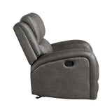 Pagosa Gray Rocker Reclining Chair by Homelegance at Eve Furniture