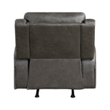 Pagosa Gray Rocker Reclining Chair by Homelegance at Eve Furniture