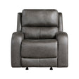 Pagosa Gray Rocker Reclining Chair by Homelegance at Eve Furniture