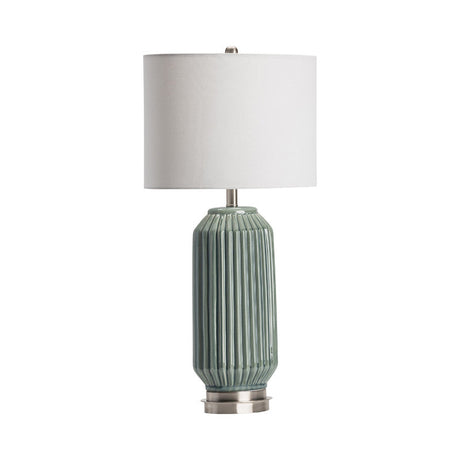 Paige Blue Table Lamp by Crestview at Eve Furniture