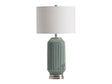 Paige Blue Table Lamp by Crestview at Eve Furniture