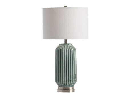 Paige Blue Table Lamp by Crestview at Eve Furniture