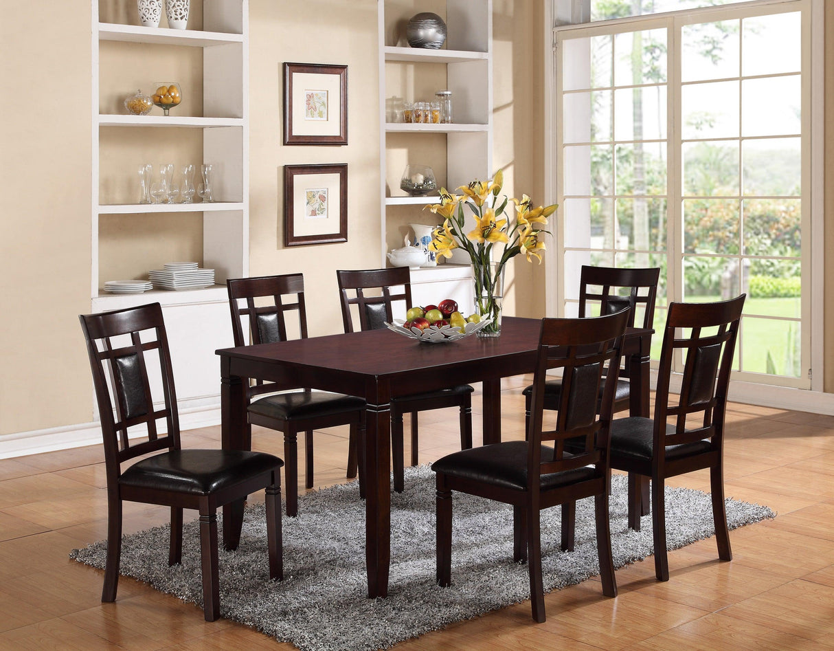 Paige Brown 7-Piece Dining Set by Crown Mark at Eve Furniture