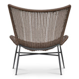 Paige Brown Outdoor Accent Chair by Moe's Home at Eve Furniture
