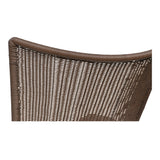 Paige Brown Outdoor Accent Chair by Moe's Home at Eve Furniture