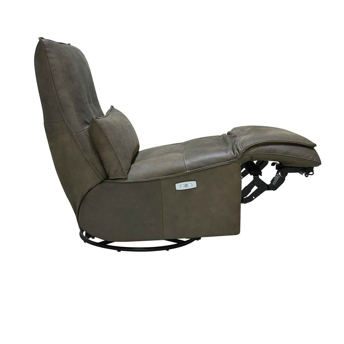 Paige Brown Swivel Power Recliner by Classic Home at Eve Furniture