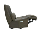 Paige Brown Swivel Power Recliner by Classic Home at Eve Furniture