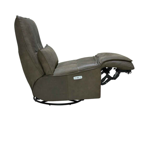Paige Brown Swivel Power Recliner by Classic Home at Eve Furniture