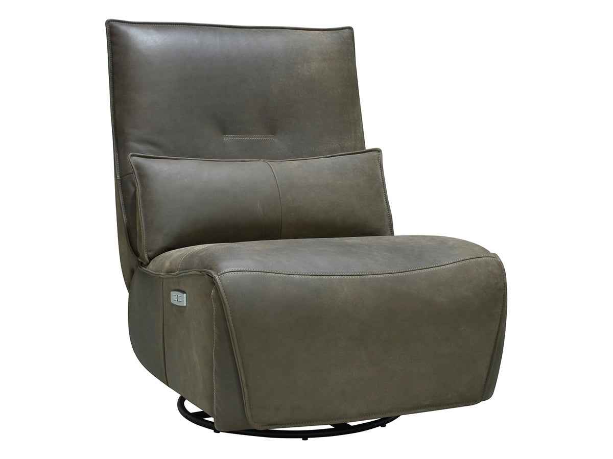 Paige Brown Swivel Power Recliner by Classic Home at Eve Furniture