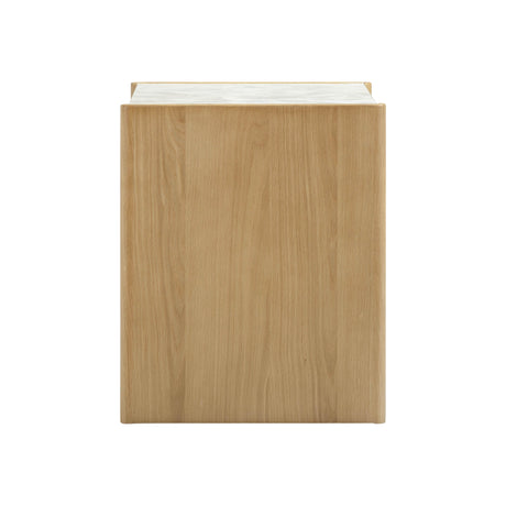 Paige Natural Oak 2-Drawer Nightstand by TOV Furniture at Eve Furniture