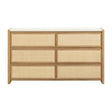 Paige Natural Oak 6-Drawer Dresser by TOV Furniture at Eve Furniture