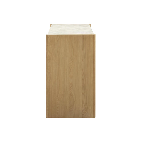 Paige Natural Oak Console Desk by TOV Furniture at Eve Furniture