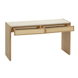 Paige Natural Oak Console Desk by TOV Furniture at Eve Furniture