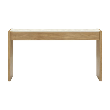 Paige Natural Oak Console Desk by TOV Furniture at Eve Furniture