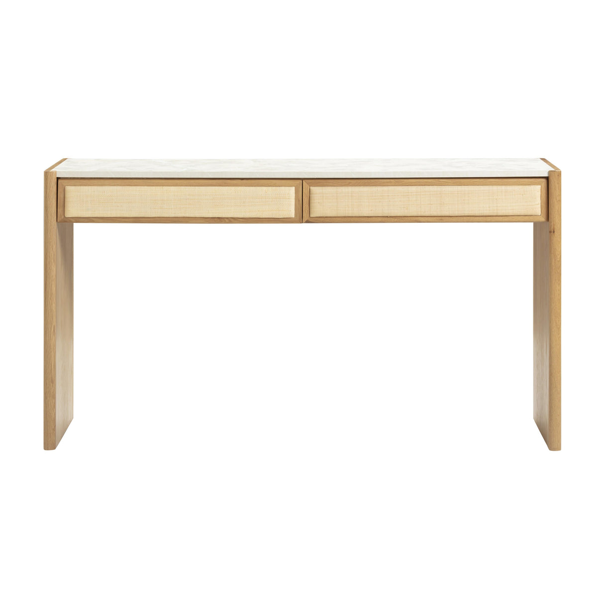 Paige Natural Oak Console Desk by TOV Furniture at Eve Furniture