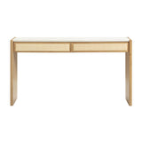 Paige Natural Oak Console Desk by TOV Furniture at Eve Furniture