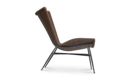 Paige Outdoor Accent Chair Brown by Moe's Home at Eve Furniture