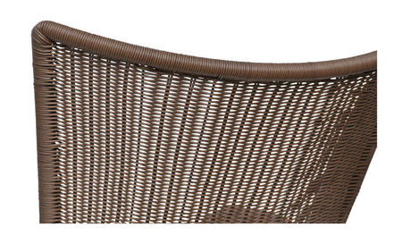 Paige Outdoor Accent Chair Brown by Moe's Home at Eve Furniture