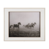 Painted Horses on the Run by Debra Van Swearingen a Hand Embellished Framed Photo Art Print Matted u by Mercana at Eve Furniture