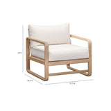 Palata Cream Outdoor Accent Chair by TOV Furniture at Eve Furniture