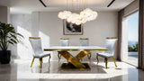 Palazzo Gold Dining Table