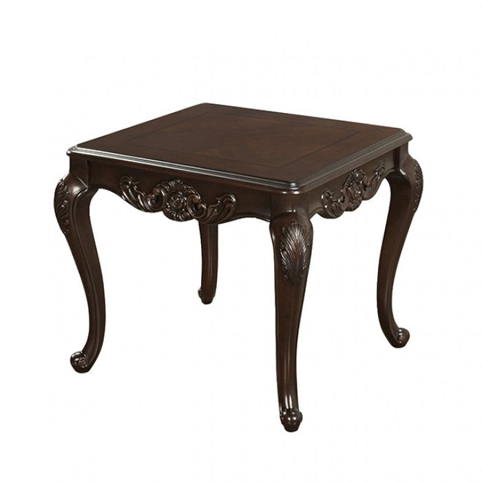 Palencia Dark Cherry End Table by Furniture of America at Eve Furniture