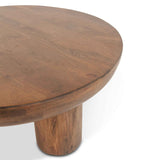 Palermo 39" Round Coffee Table in Acorn Brown by Home Trends & Design at Eve Furniture