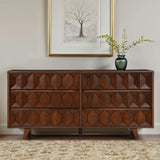 Palermo 70" Dresser in Royal Brown by Home Trends & Design at Eve Furniture