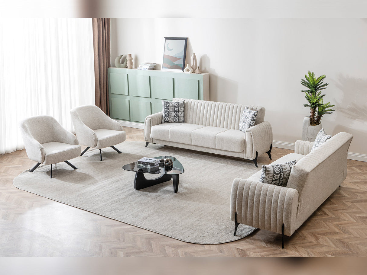Palermo Chair Cream by Furnia at Eve Furniture