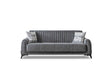 Palermo Grey Convertible Sofa by Furnia at Eve Furniture