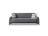 Palermo Grey Convertible Sofa by Furnia at Eve Furniture