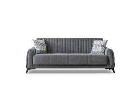 Palermo Grey Convertible Sofa by Furnia at Eve Furniture
