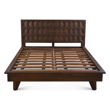 Palermo King Bed in Royal Brown by Home Trends & Design at Eve Furniture