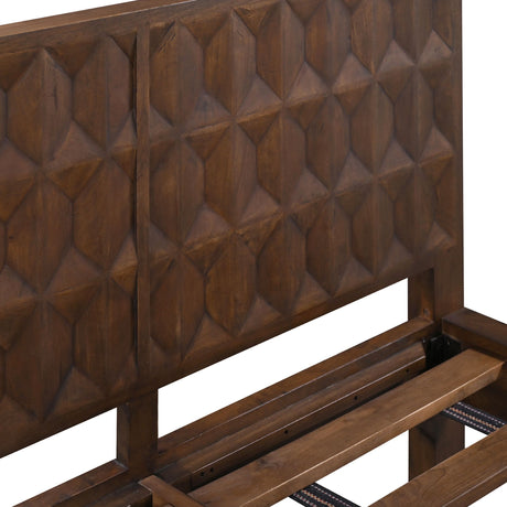 Palermo King Bed in Royal Brown by Home Trends & Design at Eve Furniture