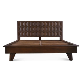 Palermo King Bed in Royal Brown by Home Trends & Design at Eve Furniture