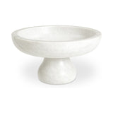 Palermo White Marble Pedestal Bowl by MOES at Eve Furniture