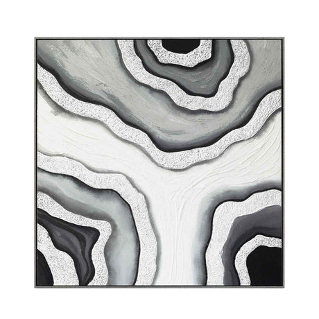 Palette Agate Allure Hand Painted Framed Diptych by Home Trends & Design at Eve Furniture