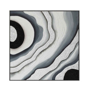 Palette Agate Allure Hand Painted Framed Diptych by Home Trends & Design at Eve Furniture