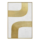 Palette Bold Bands Hand Painted Framed Triptych by Home Trends & Design at Eve Furniture