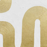 Palette Bold Bands Hand Painted Framed Triptych by Home Trends & Design at Eve Furniture