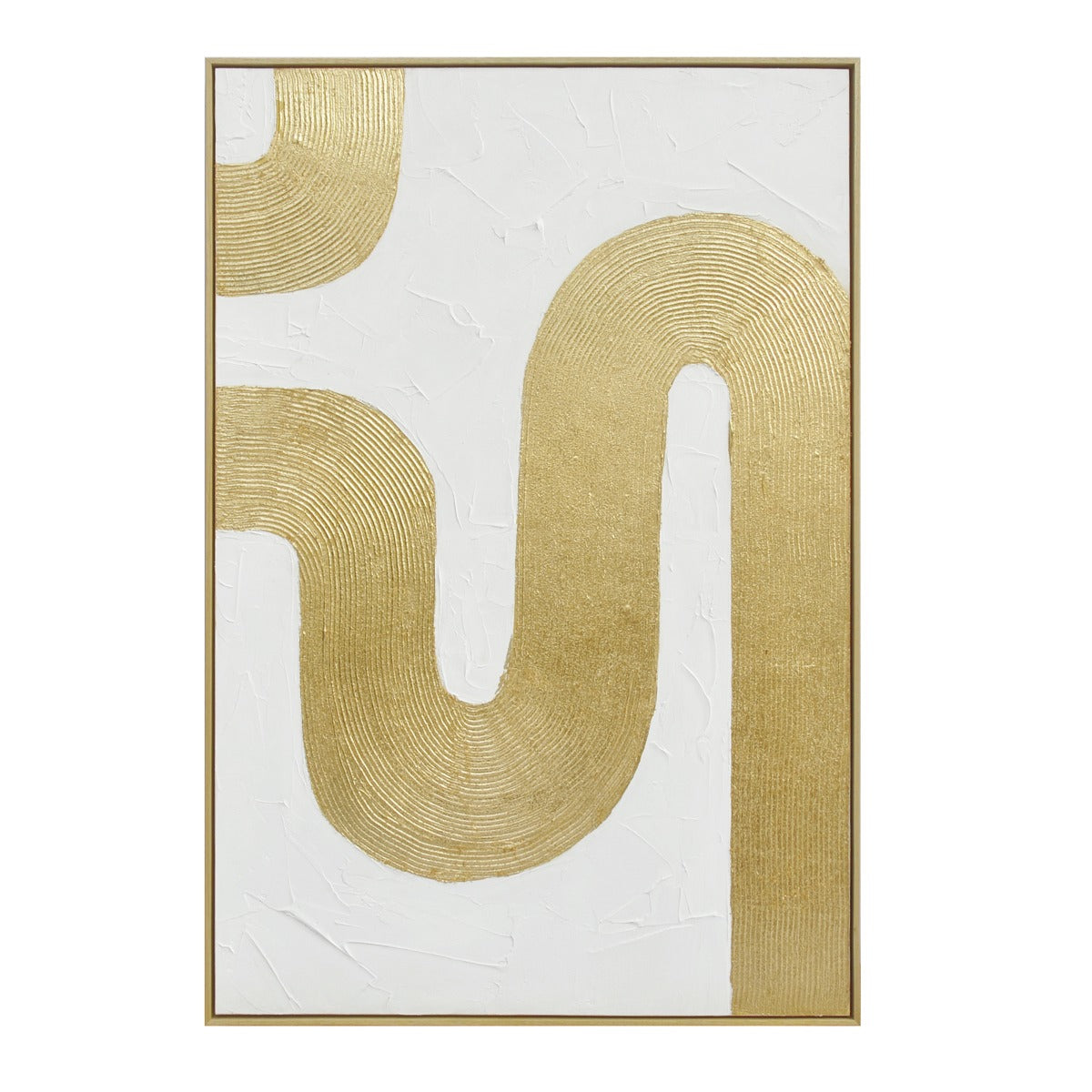 Palette Bold Bands Hand Painted Framed Triptych by Home Trends & Design at Eve Furniture