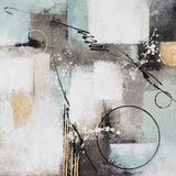 Palette Circular Symphony Hand Painted Framed Diptych by Home Trends & Design at Eve Furniture