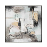 Palette Circular Symphony Hand Painted Framed Diptych by Home Trends & Design at Eve Furniture