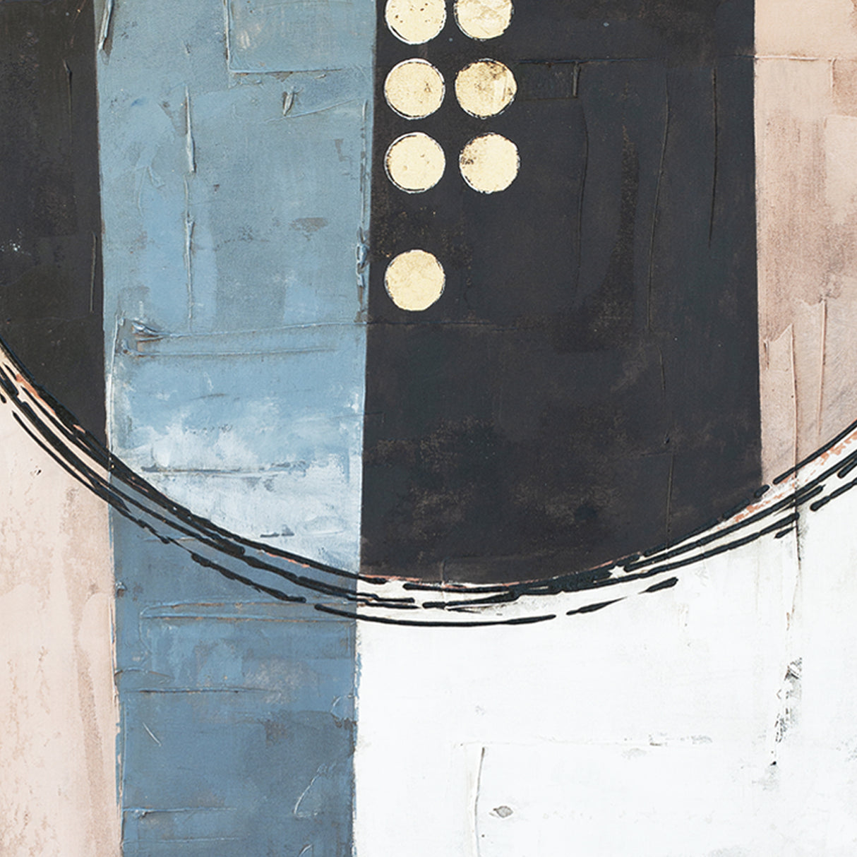 Palette Cityscape Abstractions Hand Painted Framed Diptych by Home Trends & Design at Eve Furniture
