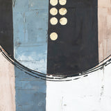 Palette Cityscape Abstractions Hand Painted Framed Diptych by Home Trends & Design at Eve Furniture