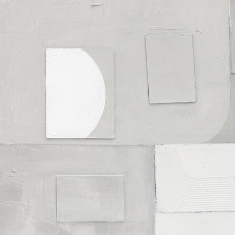 Palette Cutout Collage Hand Painted Framed Diptych by Home Trends & Design at Eve Furniture