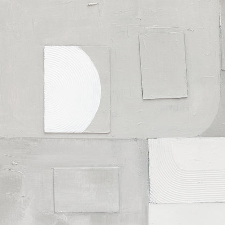 Palette Cutout Collage Hand Painted Framed Diptych by Home Trends & Design at Eve Furniture