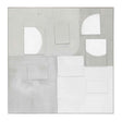 Palette Cutout Collage Hand Painted Framed Diptych by Home Trends & Design at Eve Furniture