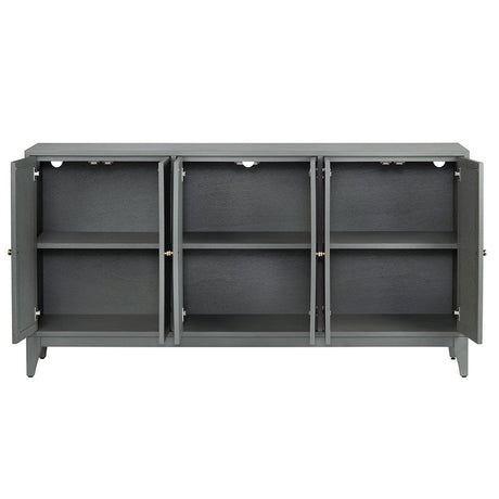 Palisade Green Six-Door Sideboard by Crestview at Eve Furniture