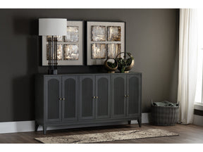 Palisade Green Six-Door Sideboard by Crestview at Eve Furniture